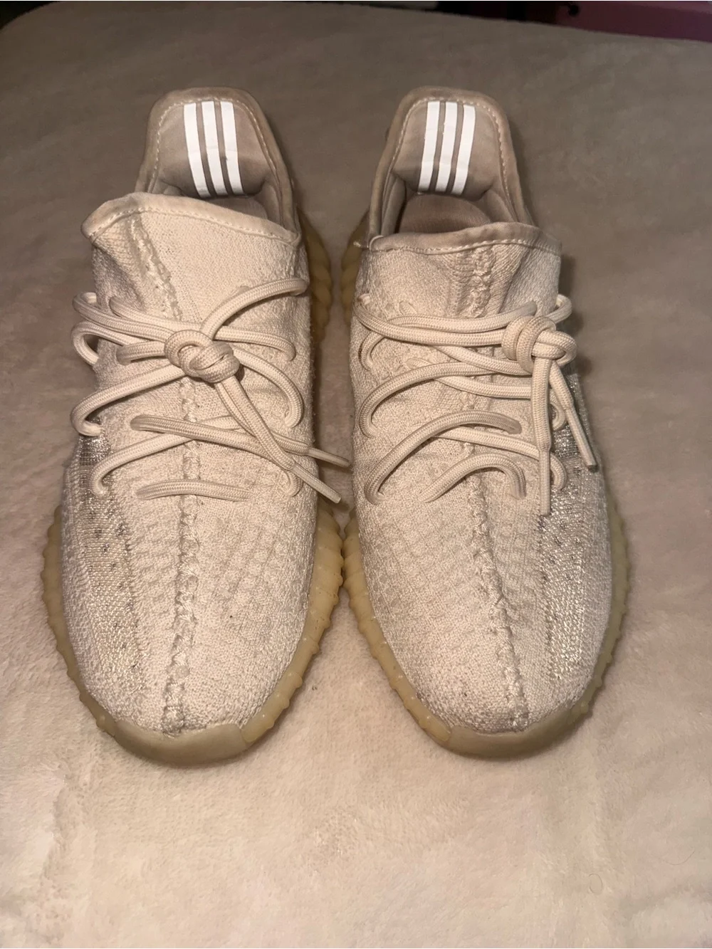 Yeezy Men Sneakers — Light Beige / Gum